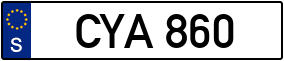 Truck License Plate